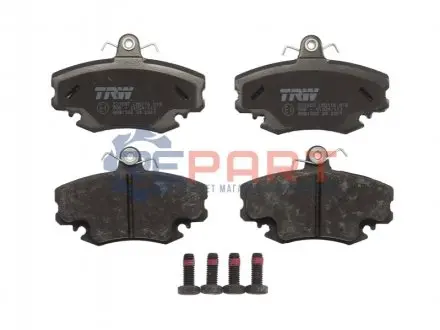 Колодки гальмівні (передні) Dacia Logan 04-/Renault 11/19/21/Peugeot 205/309 86- (з датчиками) TRW GDB1332 Купити в Україні