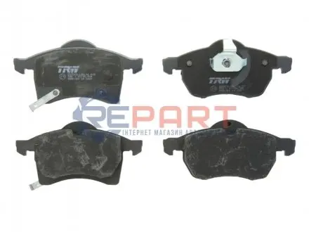 Колодки гальмівні (передні) Opel Combo 01- (Ate) TRW GDB1350 Купити в Україні