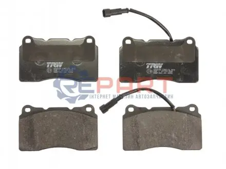 Фото 1 — Колодки гальмівні (передні) Alfa Romeo 159/166 98-11 (+датчики) TRW (GDB1363) Фото Колодки гальмівні (передні) Alfa Romeo 159/166 98-11 (+датчики) TRW (GDB1363) зображення 1