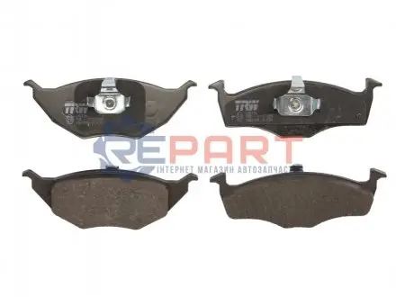 Комплект гальмівних колодок передн, AUDI A2 VW LUPO I 1.2D-1.7D 09.98-08.05 TRW GDB1375