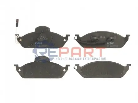 Фото Колодки гальмівні (передні) MB M-class (W163) 98-05 (+датчик) TRW (GDB1378) зображення 1