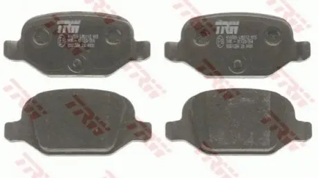 Фото Комплект гальмівних колодок, дискове гальмо TRW (GDB1384) зображення 1