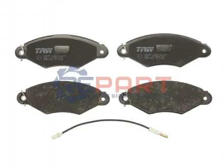 Фото Колодки гальмівні (передні) Renault Kangoo 98- TRW (GDB1402) зображення 1