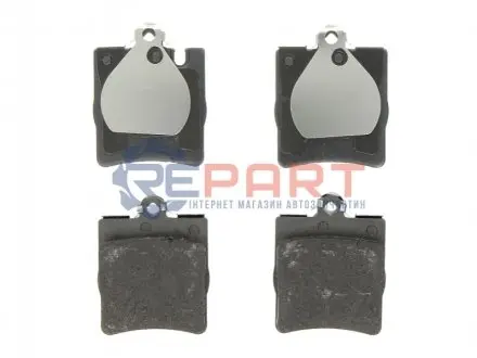 Фото Колодки гальмівні (задні) MB C-class (W203) 00-07/E-class (W210) 96-02 TRW (GDB1421) зображення 1