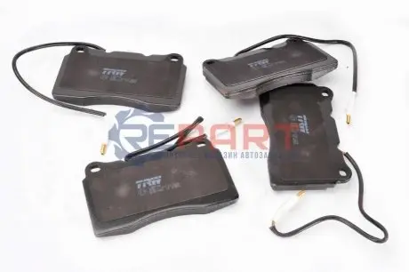 Комплект гальмівних колодок передн, CITROEN C8 FIAT ULYSSE LANCIA PHEDRA PEUGEOT 607, 807 2.2/3.0 02.00 TRW GDB1431