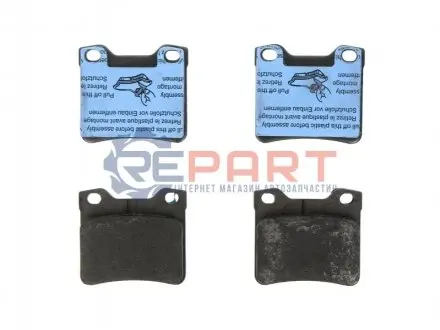 Комплект гальмівних колодок задн, PEUGEOT 406, 607 1.6-3.0 11.95-07.11 TRW GDB1432