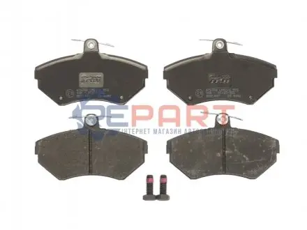 Фото Колодки гальмівні (передні) Seat Cordoba/Ibiza/VW Caddy/Golf/Polo 91-04 TRW (GDB1437) зображення 1