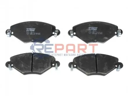 Фото Колодки гальмівні (передні) Citroen C5 01- (Bosch) (з датчиком) TRW (GDB1448) зображення 1