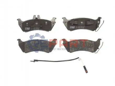 Фото 1 — Колодки гальмівні (задні) MB M-class (W163) 98-05 TRW (GDB1456) Фото Колодки гальмівні (задні) MB M-class (W163) 98-05 TRW (GDB1456) зображення 1