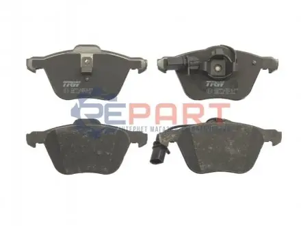 Фото 1 — Колодки гальмівні (передні) Ford Galaxy 00-06/VW Sharan 95-10 (+датчики) TRW (GDB1460) Фото Колодки гальмівні (передні) Ford Galaxy 00-06/VW Sharan 95-10 (+датчики) TRW (GDB1460) зображення 1