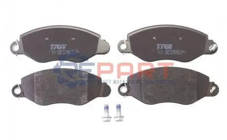 Фото Комплект гальмівних колодок, дискове гальмо TRW (GDB1461) зображення 1