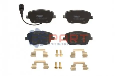 Фото 1 — Колодки гальмівні (передні) Seat Ibiza/VW Polo 01-09/Skoda Fabia 99-14/Roomster 06-15 (+датчик) TRW (GDB1472) Фото Колодки гальмівні (передні) Seat Ibiza/VW Polo 01-09/Skoda Fabia 99-14/Roomster 06-15 (+датчик) TRW (GDB1472) зображення 1