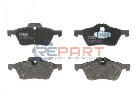 Фото Комплект гальмівних колодок, дискове гальмо TRW (GDB1476) зображення 1