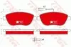 Комплект тормозных колодок, дисковый тормоз TRW (GDB1483DTE) изображение 1