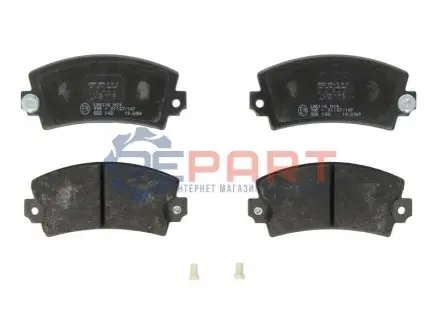 Фото 1 — Комплект гальмівних колодок, дискове гальмо TRW (GDB148) Фото Комплект гальмівних колодок, дискове гальмо TRW (GDB148) зображення 1