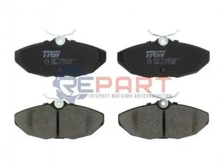 Комплект гальмівних колодок задн, FORD USA THUNDERBIRD JAGUAR S-TYPE II, XJ 2.5-4.2 01.99-03.09 TRW GDB1511