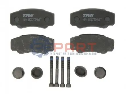 Фото Комплект гальмівних колодок, дискове гальмо TRW (GDB1521) зображення 1
