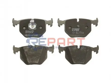 Фото 1 — Колодки гальмівні (задні) BMW 3 (E46)/5 (E39)/7 (E38)/X3 (E83)/X5 (E53) 94- TRW (GDB1527) Фото Колодки гальмівні (задні) BMW 3 (E46)/5 (E39)/7 (E38)/X3 (E83)/X5 (E53) 94- TRW (GDB1527) зображення 1