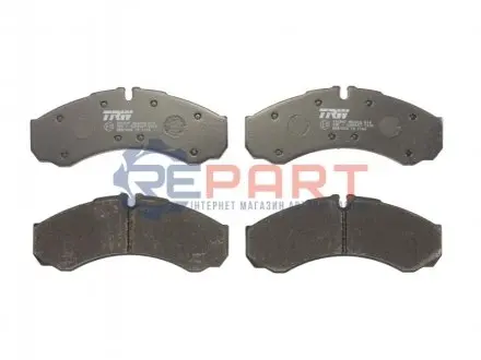 Фото Колодки гальмівні (передні) Iveco Daily III 99-06 TRW (GDB1534) зображення 1