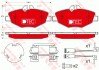 Комплект тормозных колодок, дисковый тормоз TRW GDB1542DTE (фото 1)