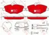 Комплект тормозных колодок, дисковый тормоз TRW (GDB1542DTE) изображение 1