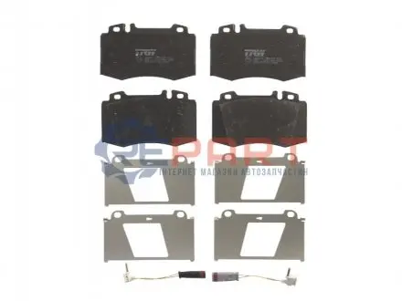 Фото Колодки гальмівні (передні) MB C-class (W203)/E-class (W211)/S-class (W220) 00-09 TRW (GDB1543) зображення 1