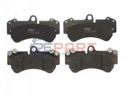 Фото Колодки гальмівні (передні) Porsche Cayenne/VW Touareg 02-10 (Brembo) (190x99,1) TRW (GDB1547) зображення 1