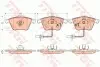 Фото Колодки тормозные (передні) Audi A4 03-09/A6/A8 03-11 (+датчики) (замінено на 0986494104) TRW (GDB1554) зображення 1