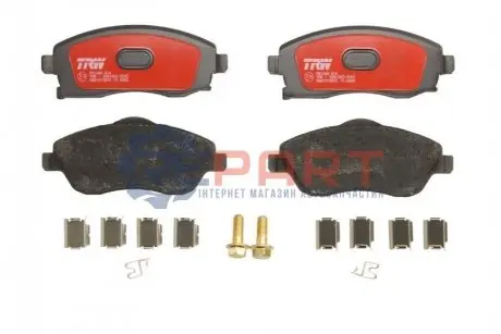 Керамические тормозные колодки передн, OPEL COMBO, COMBO TOUR, CORSA C, MERIVA A, TIGRA 1.0-1.8 09.00- TRW GDB1570DTE