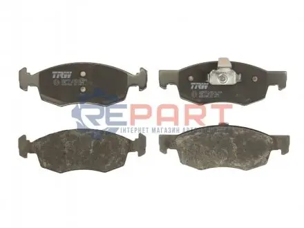 Фото Комплект гальмівних колодок, дискове гальмо TRW (GDB1588) зображення 1