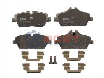 Фото Колодки гальмівні (передні) BMW 1 (E81/E82/E87/E88) 04-13/2 (F45) 14-18 TRW (GDB1611) зображення 1