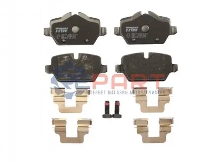 Фото Колодки гальмівні (задні) BMW 1 (E81/E82/E87)/3 (E90/E91/E92/E93) 04-13 TRW (GDB1612) зображення 1