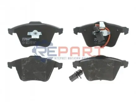 Фото Колодки гальмівні (передні) Audi A4/A6/A8 02- TRW (GDB1617) зображення 1