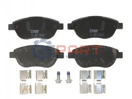 Комплект гальмівних колодок, дискове гальмо TRW GDB1624 Купити в Україні