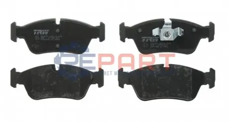 Фото Колодки гальмівні (передні) BMW 1 (E87)/ 3 (E90) 04-11 TRW (GDB1625) зображення 1