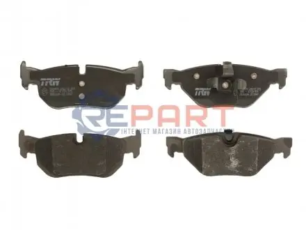 Фото Колодки гальмівні (задні) BMW 1 (E81-82/E87-88)/3 (E90-93) 04-13/X1 (E84) 09-15 TRW (GDB1626) зображення 1