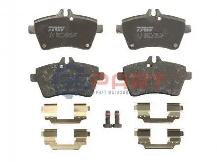 Фото Колодки гальмівні (передні) MB A-class (W169) 04-12/B-class (W245) 05-11 TRW (GDB1630) зображення 1