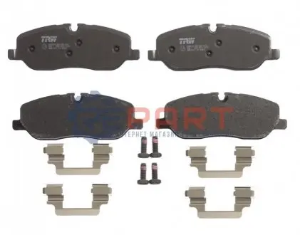 Фото Колодки гальмівні (передні) Land Rover Discovery III/IV 04-18/Range Rover III 02-12/Sport I 05-13 TRW (GDB1631) зображення 1