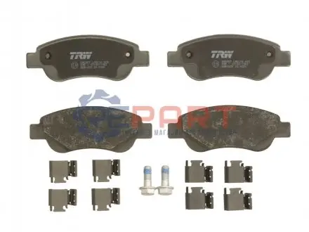 Фото Колодки гальмівні (передні) Citroen С1/Peugeot 107/Toyota Aygo 05- TRW (GDB1633) зображення 1