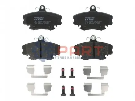 Фото Колодки гальмівні (передні) Dacia Logan 04-/Renault 11/19/21/Peugeot 205/309 86- (з датчиками) TRW (GDB1634) зображення 1