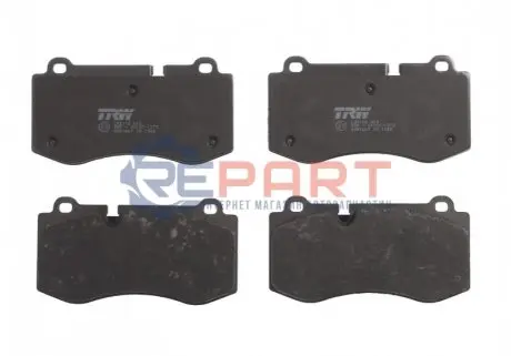 Фото Колодки гальмівні (передні) MB (W211/W221) 2.1-5.5 05-13 TRW (GDB1667) зображення 1