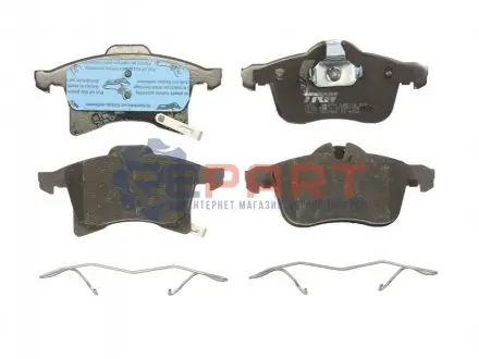 Фото Колодки гальмівні (передні) Opel Combo 01- (Ate) TRW (GDB1668) зображення 1