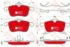 Комплект тормозных колодок, дисковый тормоз TRW (GDB1668DTE) изображение 1