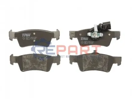 Фото Колодки гальмівні (задні) VW T5/Multivan V 03-15 (+датчик) TRW (GDB1671) зображення 1