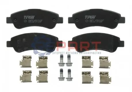 Фото 1 — Колодки гальмівні (задні) Citroen Jumper/Fiat Ducato/Peugeot Boxer 06- (з аксесуарами) TRW (GDB1682) Фото Колодки гальмівні (задні) Citroen Jumper/Fiat Ducato/Peugeot Boxer 06- (з аксесуарами) TRW (GDB1682) зображення 1