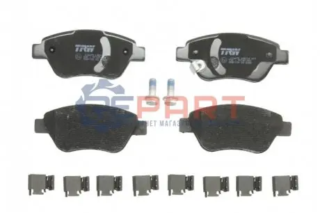Фото Колодки гальмівні (передні) Opel Corsa D 06-14 TRW (GDB1700) зображення 1