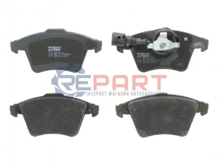 Фото 1 — Колодки гальмівні (передні) VW Touareg 2.5TDI 03-10 TRW (GDB1721) Фото Колодки гальмівні (передні) VW Touareg 2.5TDI 03-10 TRW (GDB1721) зображення 1