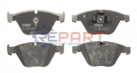 Фото Колодки гальмівні (передні) BMW 3 (E90-93/F30/F80) 04-/5 (E60-61)/6 (E63-64)/7 (E65-67) 01-10/X1/Z4 TRW (GDB1729) зображення 1