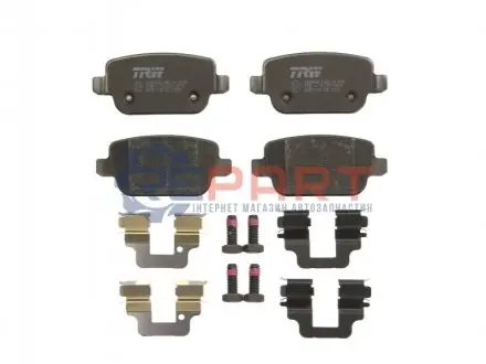 Колодки гальмівні (задні) Ford Kuga 08-/Mondeo 07-15 (к-кт) TRW GDB1732 Купити в Україні