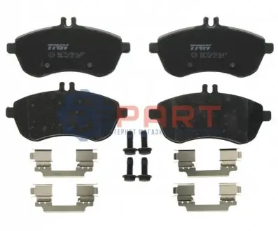 Фото Колодки гальмівні (передні) MB C-class (S204/W204)/E-class (S212/W212) 07- (Lucas) TRW (GDB1736) зображення 1